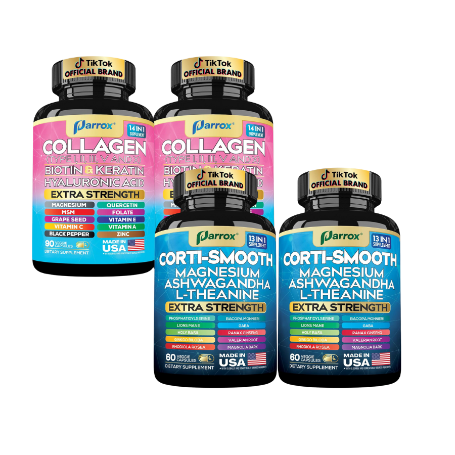 Shining Serenity Set – Supports stress balance, healthy skin, and overall vitality