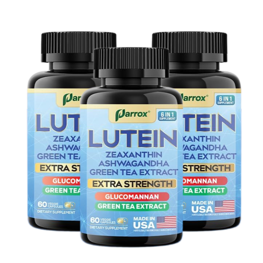 6-in-1 Vision & Focus Support - Lutein, Zeaxanthin & Ashwagandha