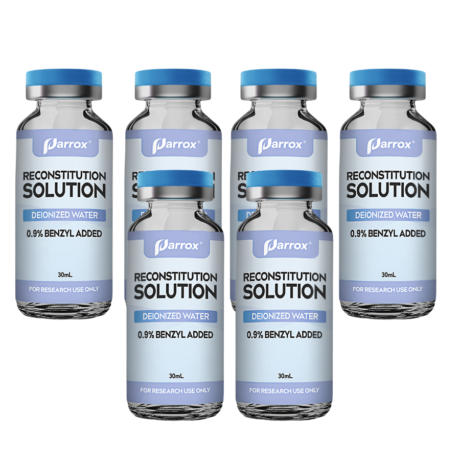 Reconstitution Solution 2-Pack, 30mL Premium Glass Vials with Flip-Off Caps