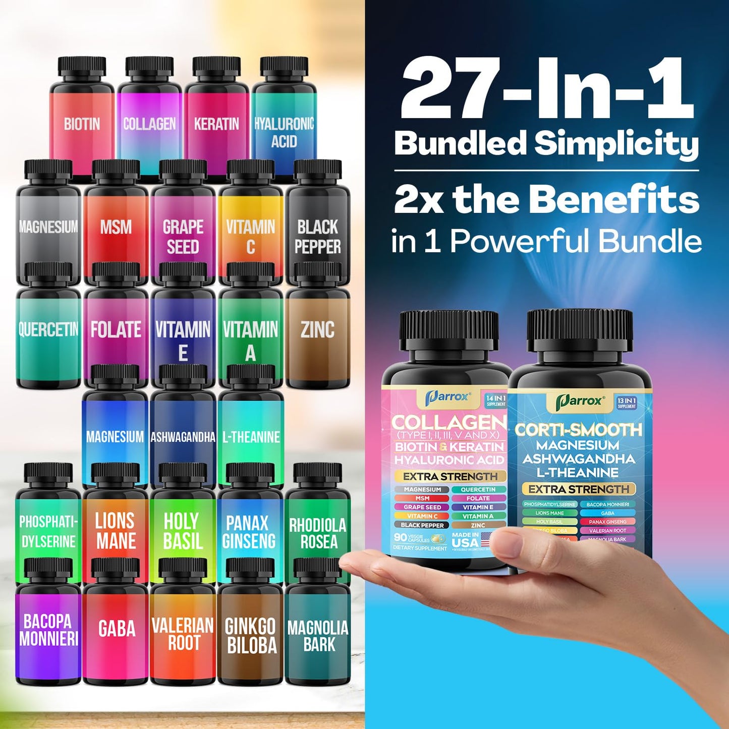 Shining Serenity Set – Supports stress balance, healthy skin, and overall vitality