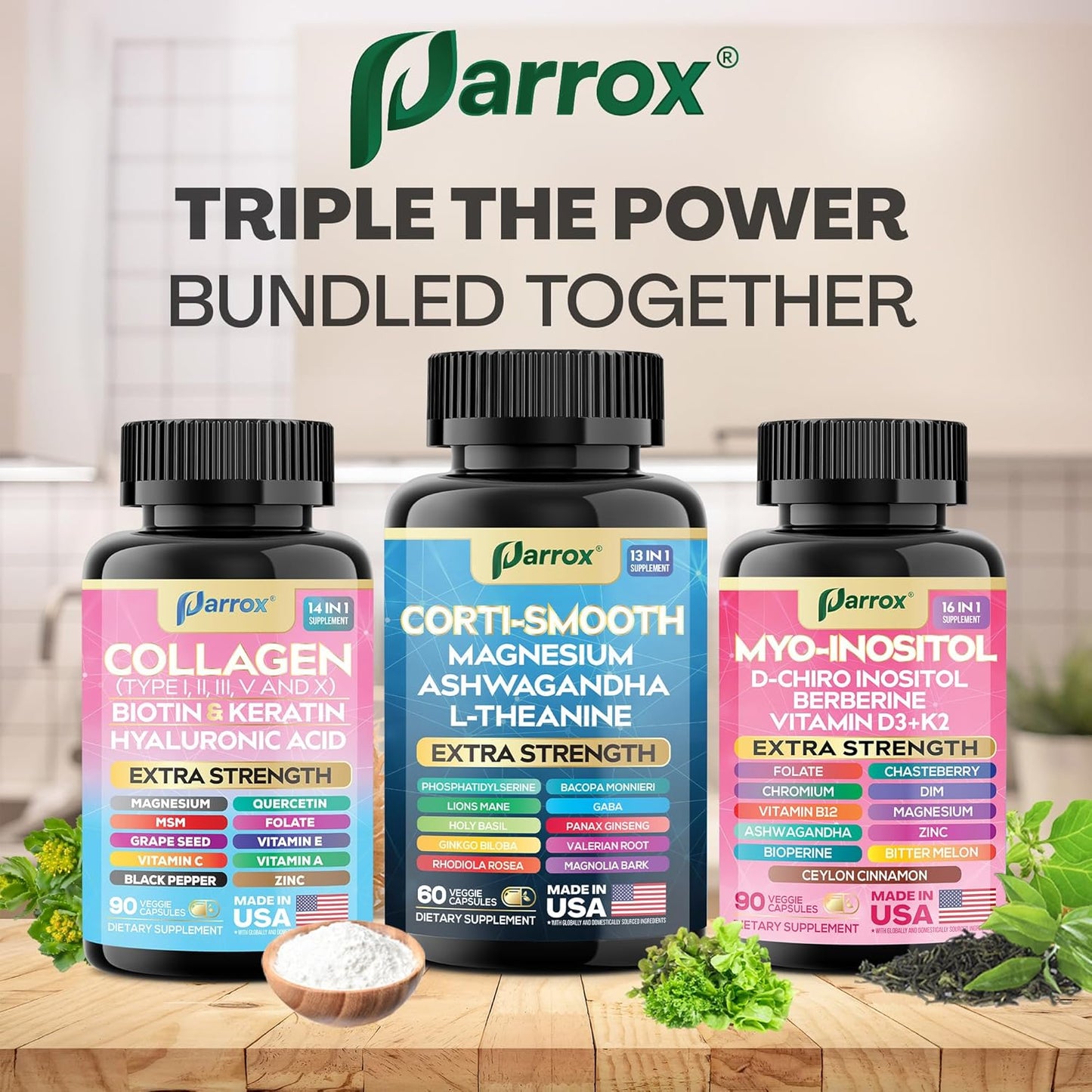 She Shines – Beauty & Hormone Balance with Collagen, Inositols, DIM & Adrenal Support