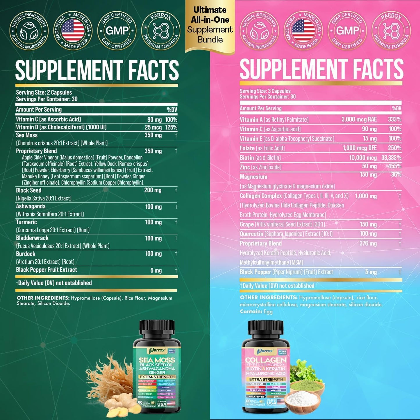 Radiant Wellness Bundle - Beauty + Botanical Support in 2 Formulas
