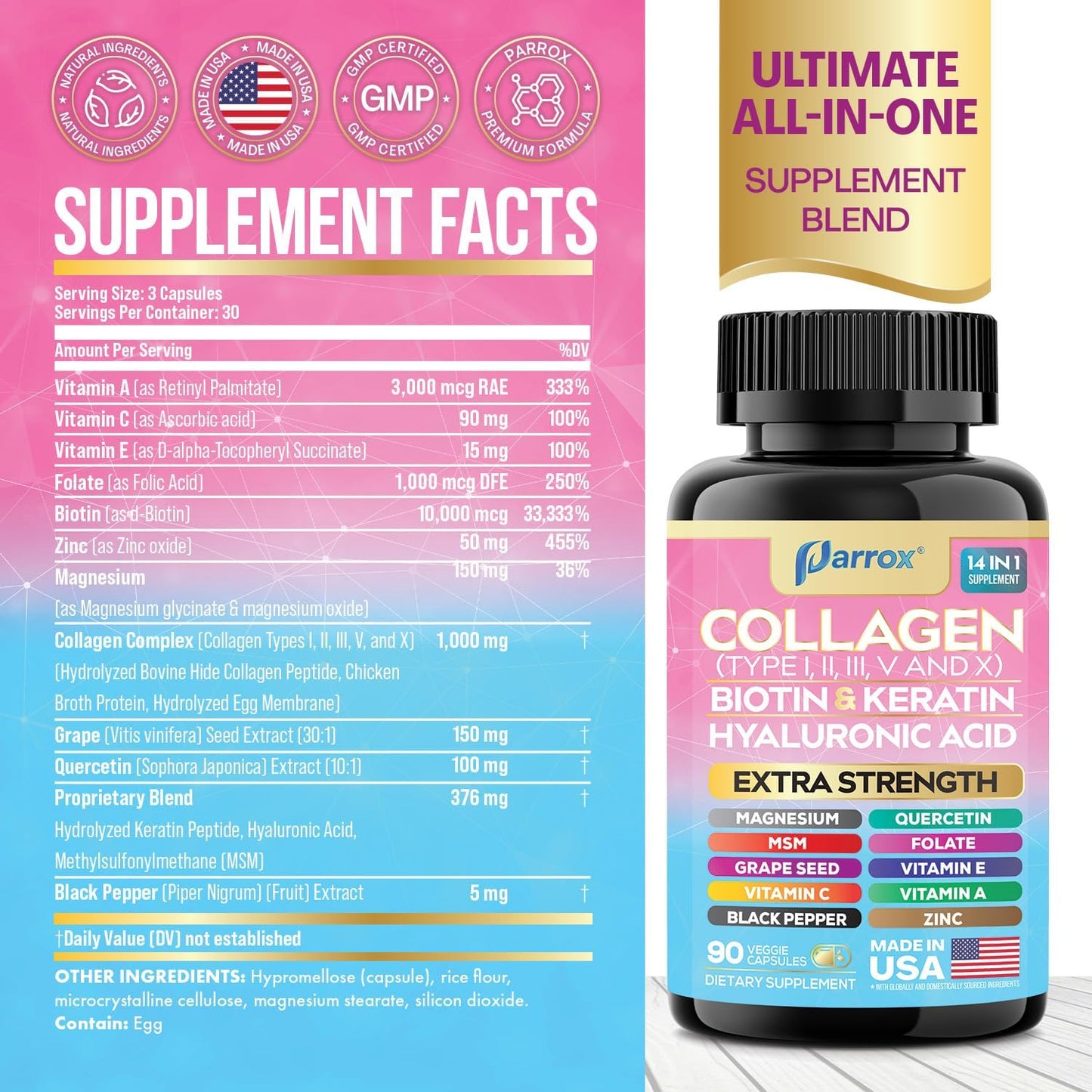 Collagen Peptides - Complete Vital Glow Blend