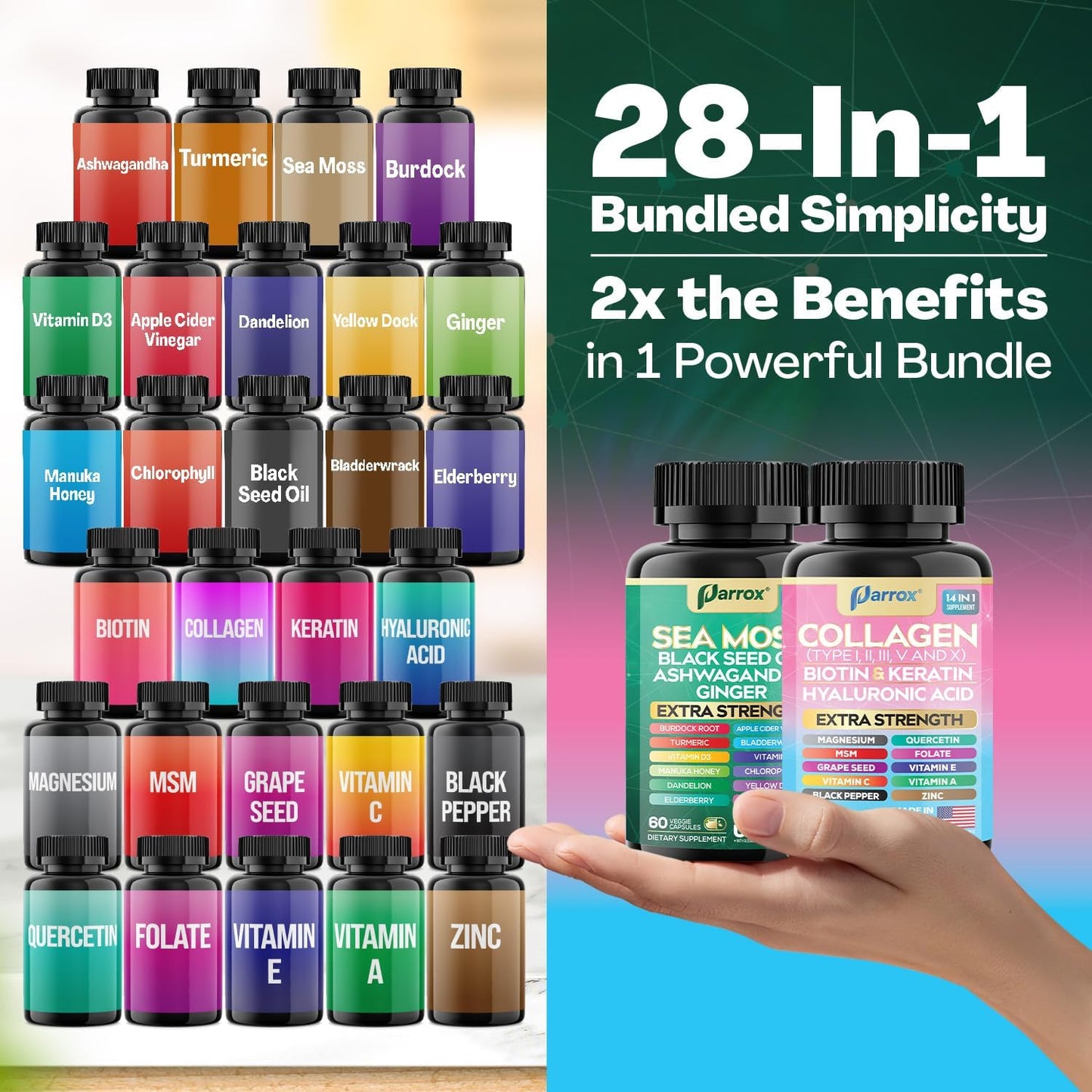Radiant Wellness Bundle - Beauty + Botanical Support in 2 Formulas