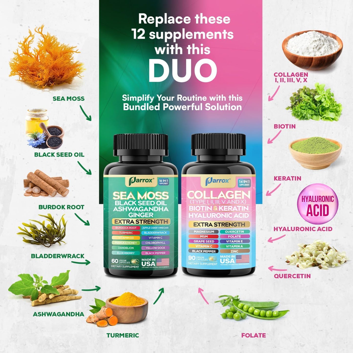 Radiant Wellness Bundle - Beauty + Botanical Support in 2 Formulas