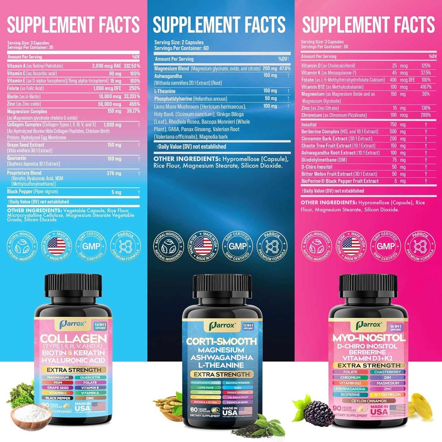 She Shines – Beauty & Hormone Balance with Collagen, Inositols, DIM & Adrenal Support
