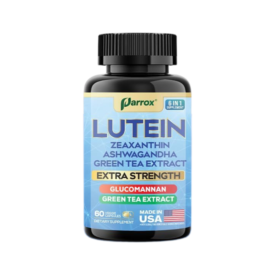 6-in-1 Vision & Focus Support - Lutein, Zeaxanthin & Ashwagandha