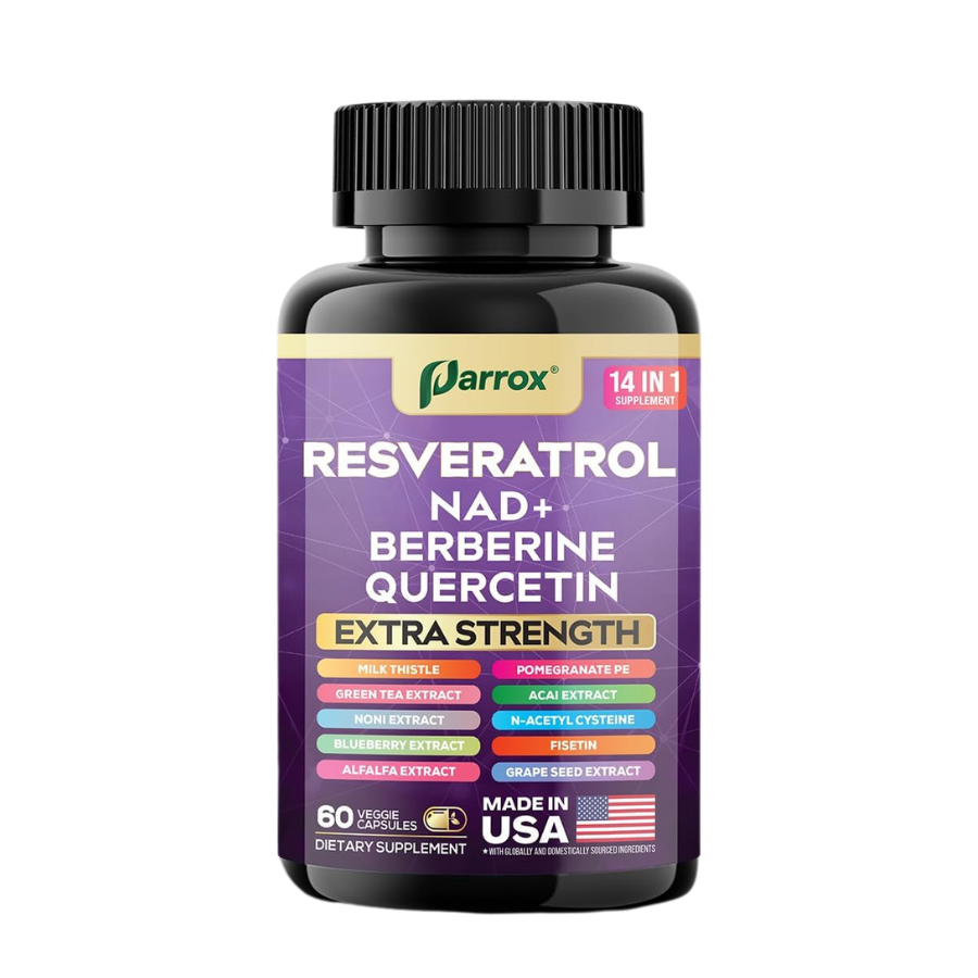 14-in-1 Resveratrol Anti-Aging Complex - Extra Strength Formula