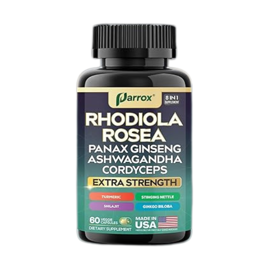 Rhodiola Stress Defense - 8 Premium Adaptogens for Daily Resilience