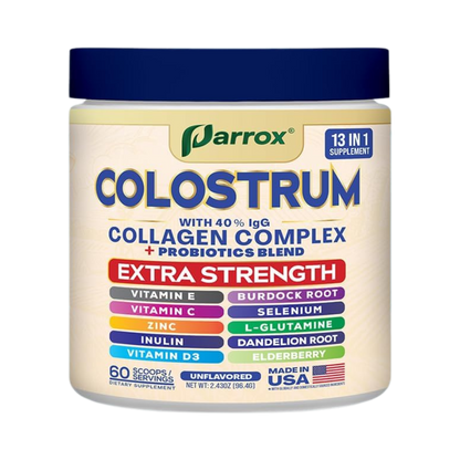 Grass-Fed Colostrum Powder - 40% IgG with 13 Immune Boosters