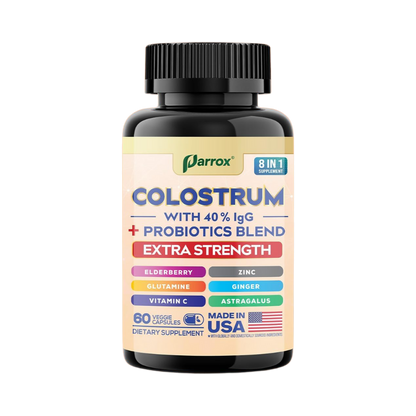 Grass-Fed Colostrum Capsules - 40% IgG Immune Support Complex
