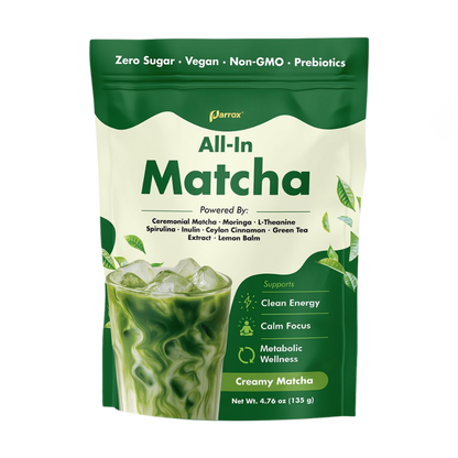 8-in-1 Ceremonial Matcha Latte - Japanese Matcha + Superfoods Blend