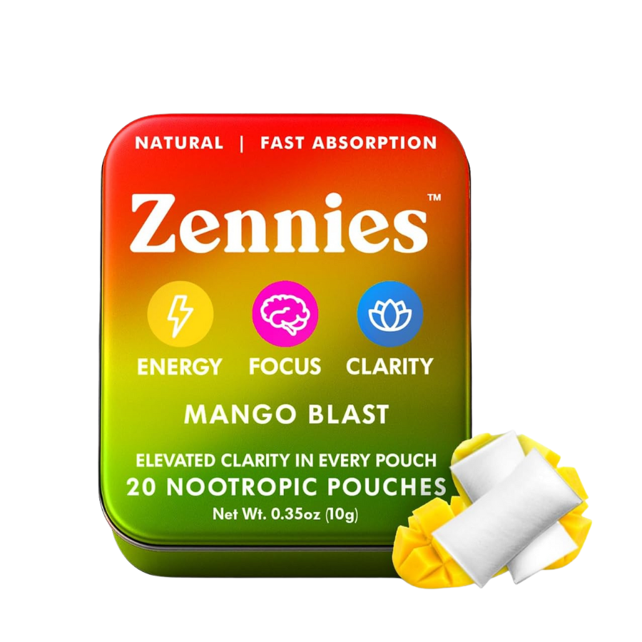 Clean Caffeine Energy Pouches - Wintergreen (Nicotine-Free Nootropics)