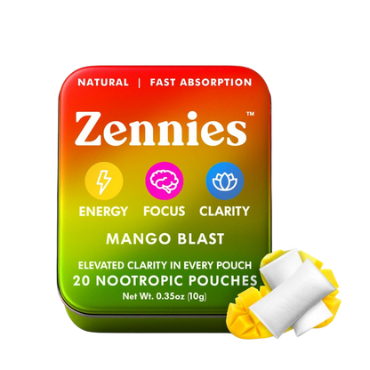 Clean Caffeine Energy Pouches - Wintergreen (Nicotine-Free Nootropics)