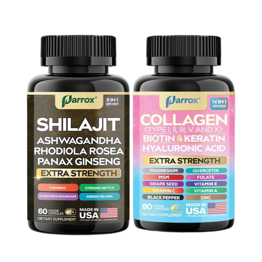 Beauty & Energy Power Bundle - Collagen + Adaptogen Capsules