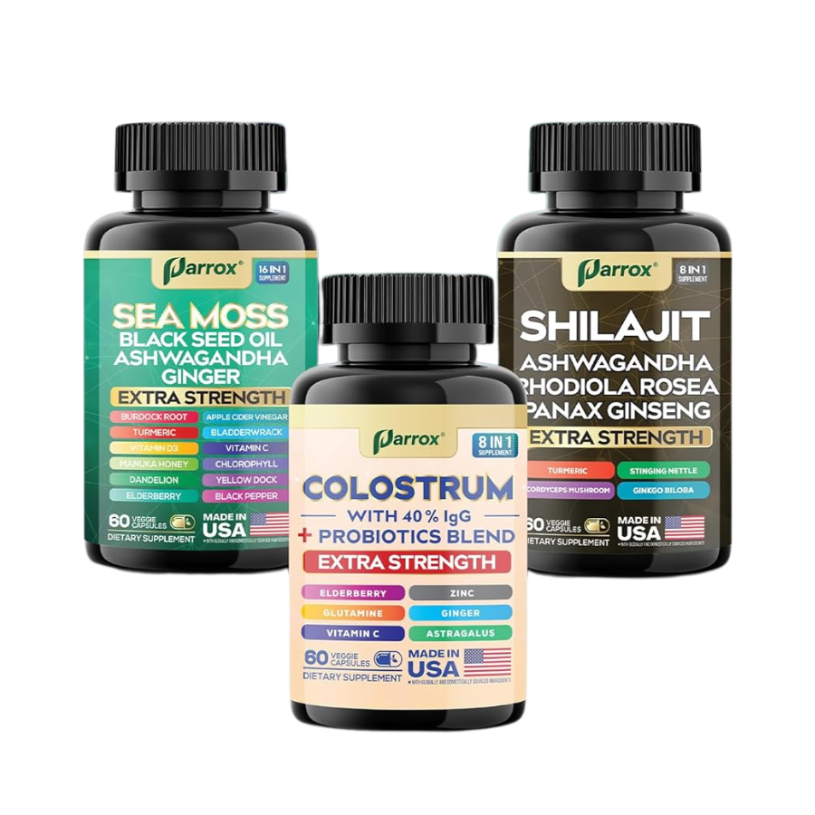 Complete Vitality Trio - 27 Premium Ingredients, Zero Overlap