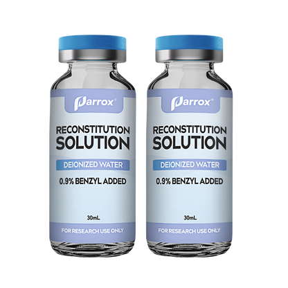 Reconstitution Solution 2-Pack, 30mL Premium Glass Vials with Flip-Off Caps