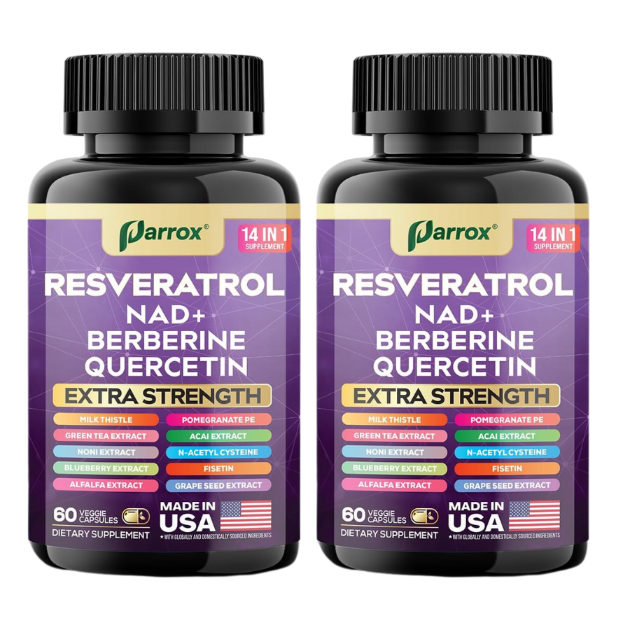 14-in-1 Resveratrol Anti-Aging Complex - Extra Strength Formula