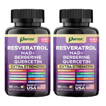 14-in-1 Resveratrol Anti-Aging Complex - Extra Strength Formula