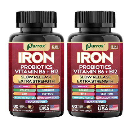 Gentle Iron Complex - Slow-Release with Probiotics & Plant Power