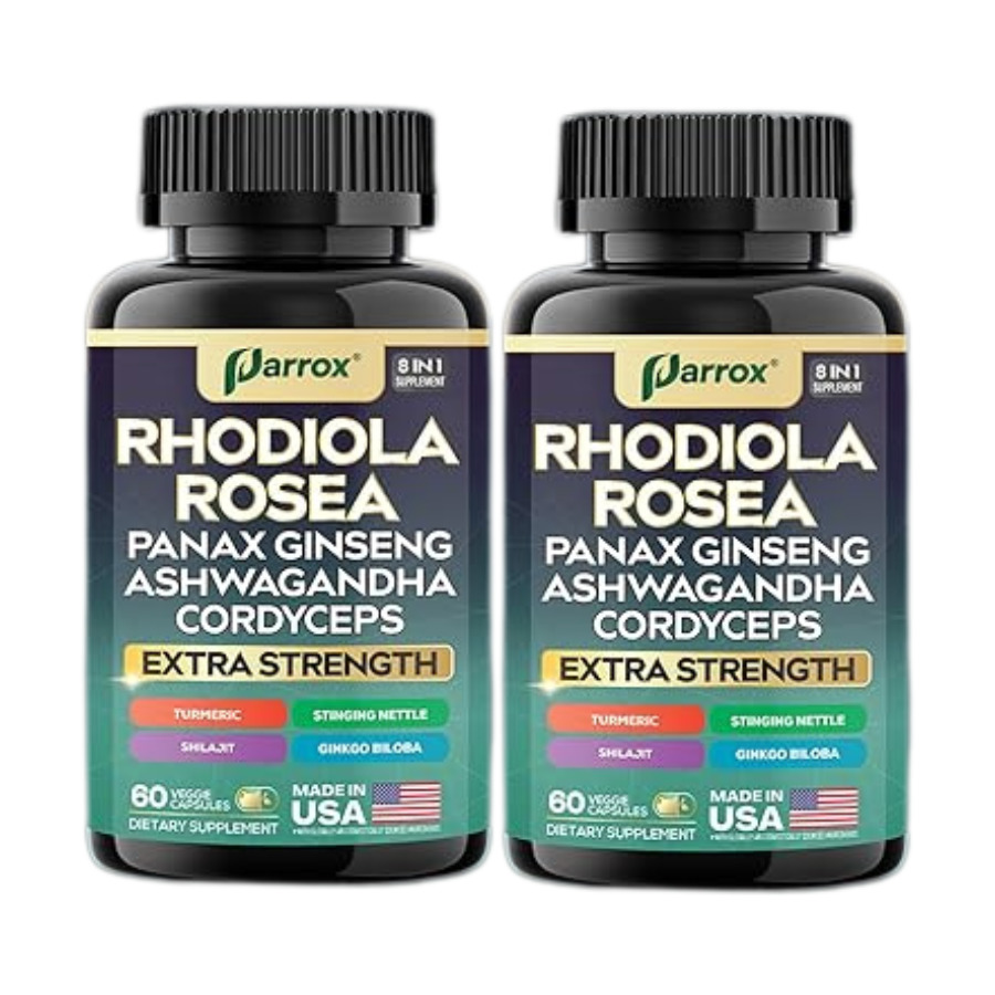 Rhodiola Stress Defense - 8 Premium Adaptogens for Daily Resilience