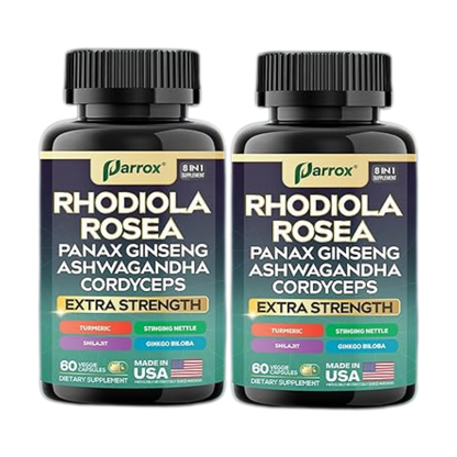 Rhodiola Stress Defense - 8 Premium Adaptogens for Daily Resilience
