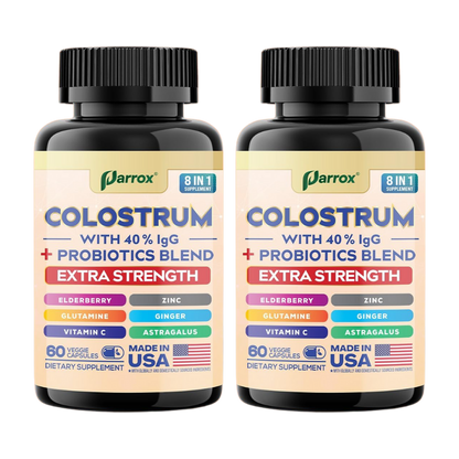 Grass-Fed Colostrum Capsules - 40% IgG Immune Support Complex