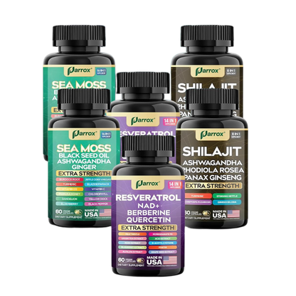 Advanced Wellness Trio - 34 Powerhouse Ingredients for Peak Performance