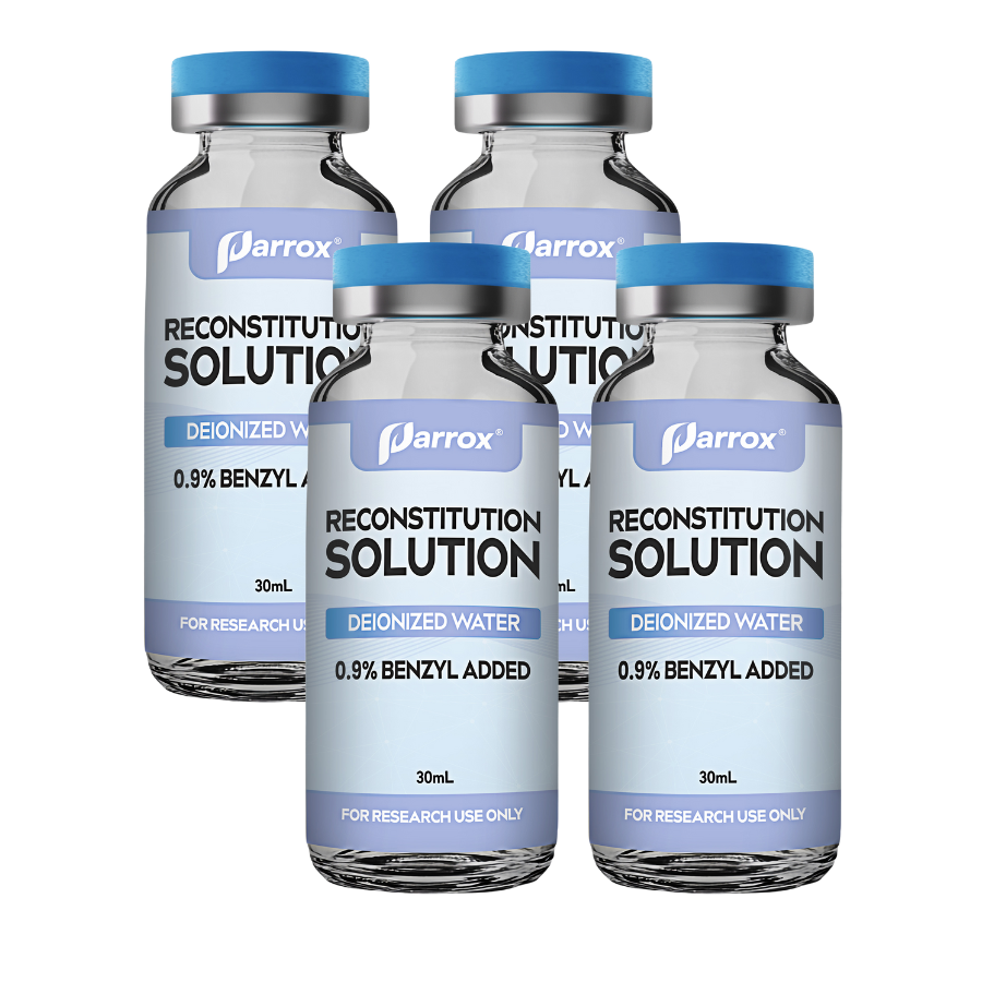 Reconstitution Solution 2-Pack, 30mL Premium Glass Vials with Flip-Off Caps