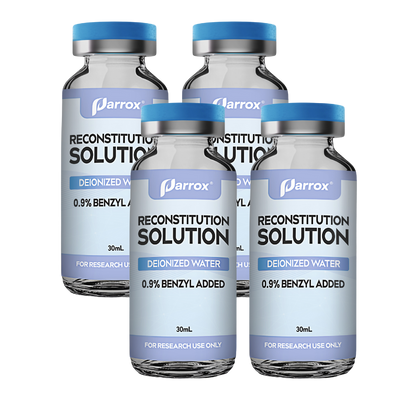 Reconstitution Solution 2-Pack, 30mL Premium Glass Vials with Flip-Off Caps