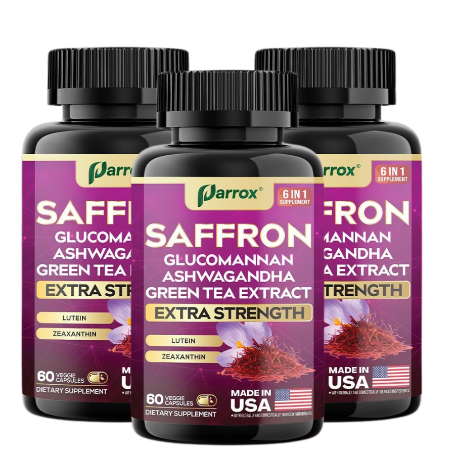 Premium Saffron Complex - 6-in-1 Mood & Vision Support (2-Month Supply)