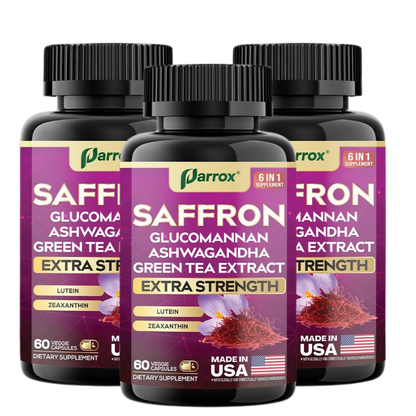 Premium Saffron Complex - 6-in-1 Mood & Vision Support (2-Month Supply)