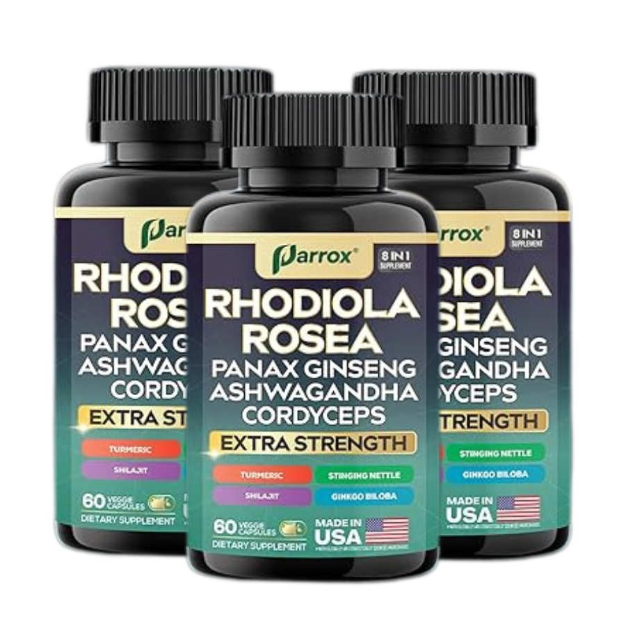 Rhodiola Stress Defense - 8 Premium Adaptogens for Daily Resilience