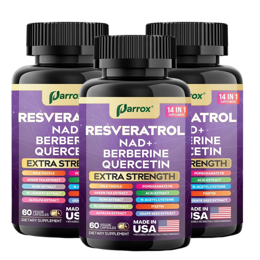 14-in-1 Resveratrol Anti-Aging Complex - Extra Strength Formula