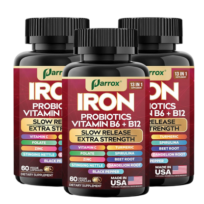 Gentle Iron Complex - Slow-Release with Probiotics & Plant Power