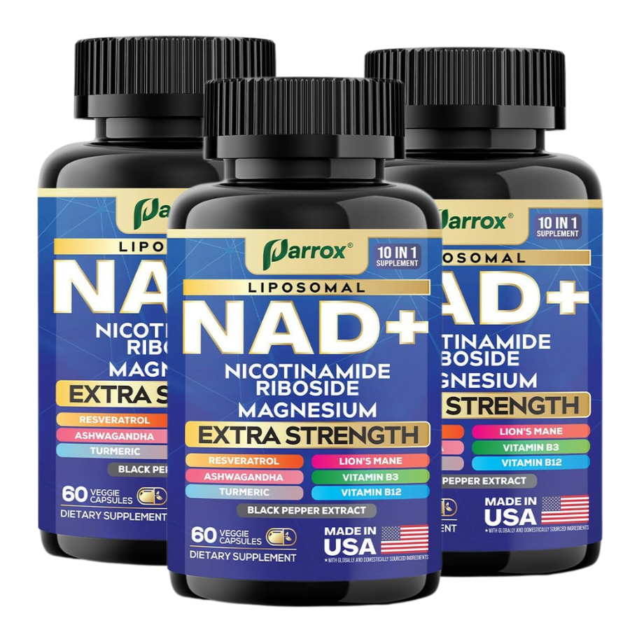 NAD+ Cellular Energy Booster - 10-in-1 Anti-Aging Formula