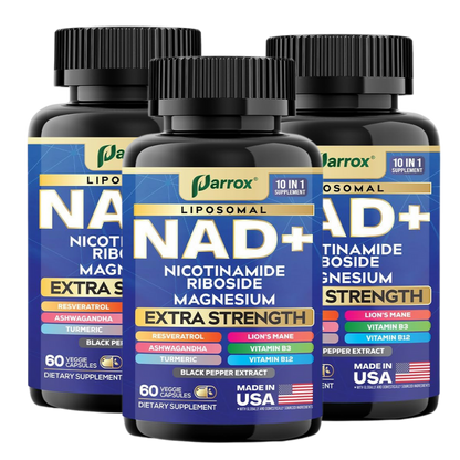 NAD+ Cellular Energy Booster - 10-in-1 Anti-Aging Formula