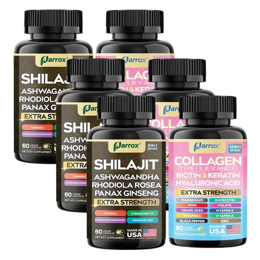 Beauty & Energy Power Bundle - Collagen + Adaptogen Capsules