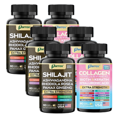Beauty & Energy Power Bundle - Collagen + Adaptogen Capsules