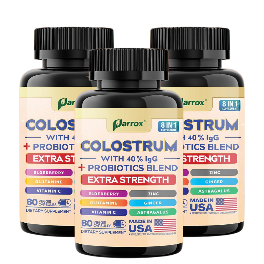 Grass-Fed Colostrum Capsules - 40% IgG Immune Support Complex
