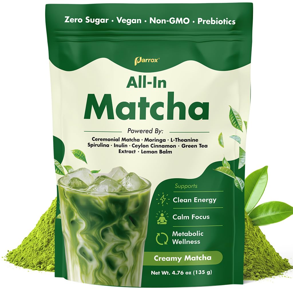 8-in-1 Ceremonial Matcha Latte - Japanese Matcha + Superfoods Blend