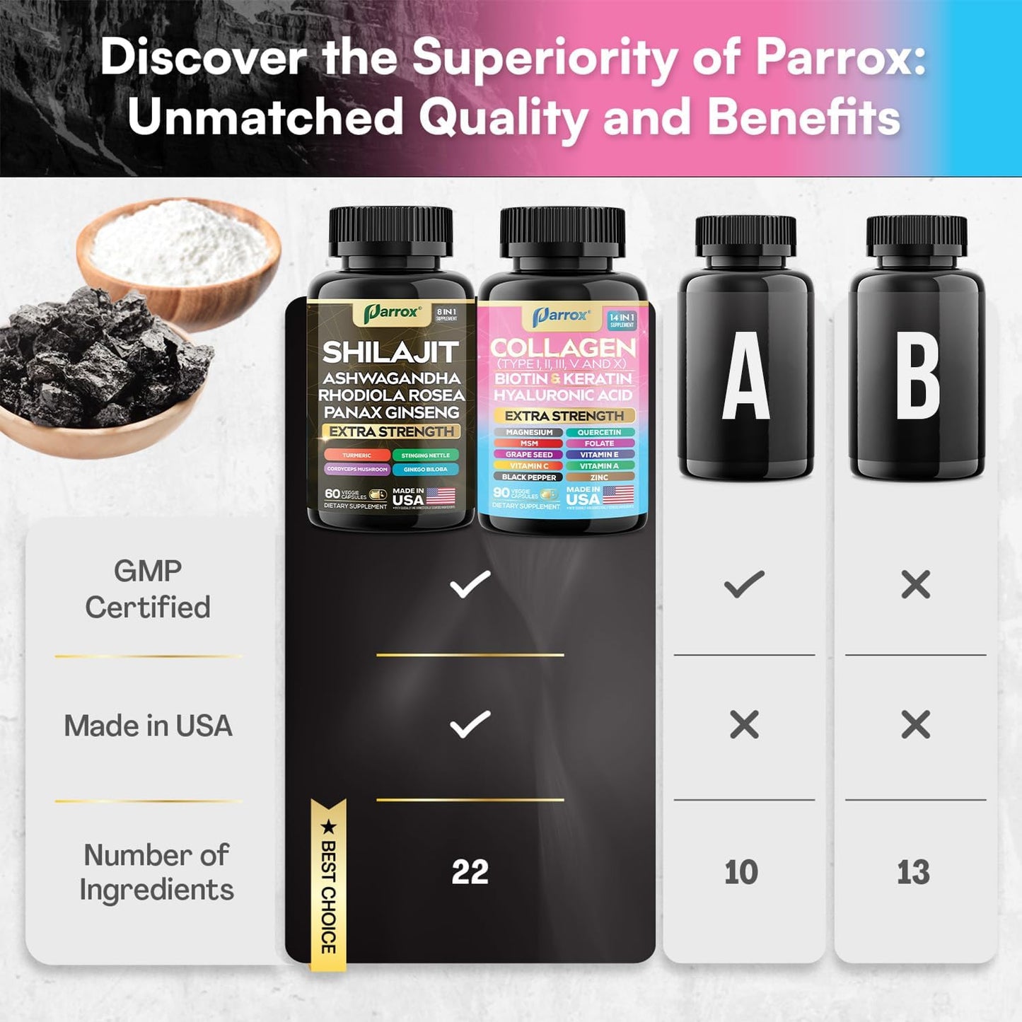 Beauty & Energy Power Bundle - Collagen + Adaptogen Capsules