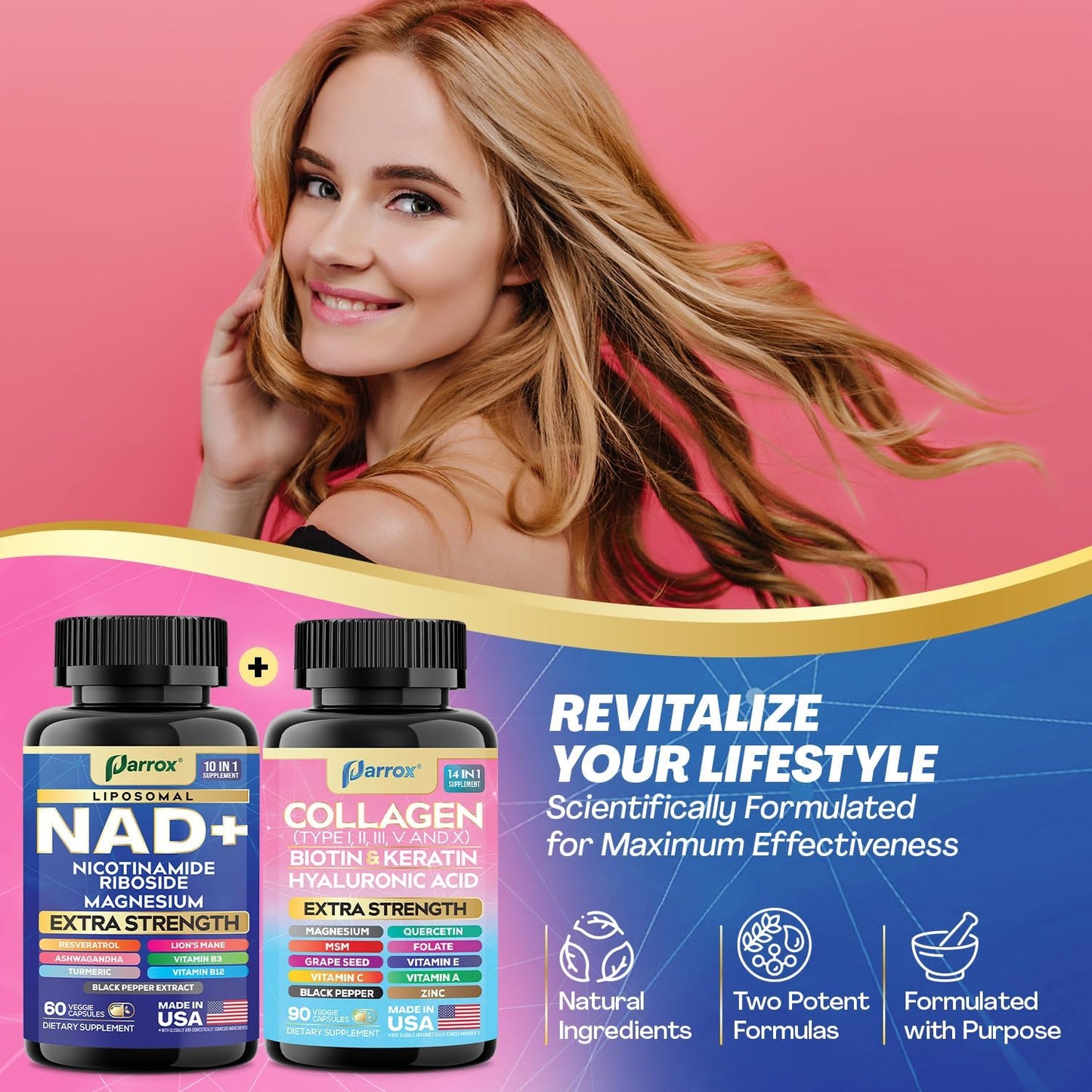 Forever Young Anti-Aging Set - NAD+ & Collagen
