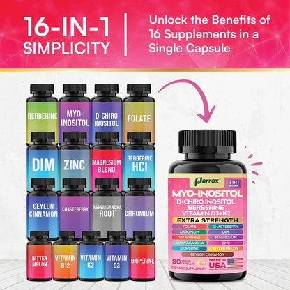 Myo-Inositol Supplement - Support hormonal balance, energy, and metabolic function