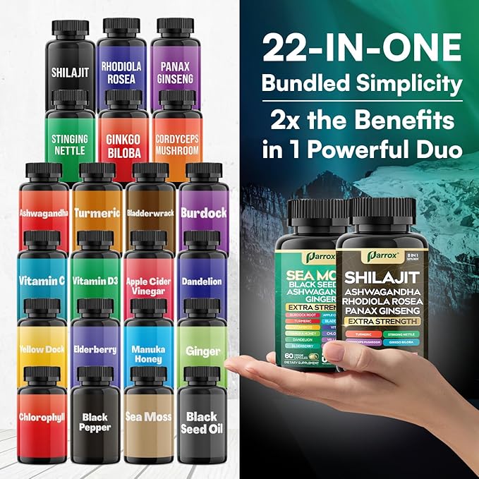 Dynamic Vitality Bundle - 22 Premium Ingredients in 2 Powerful Formulas