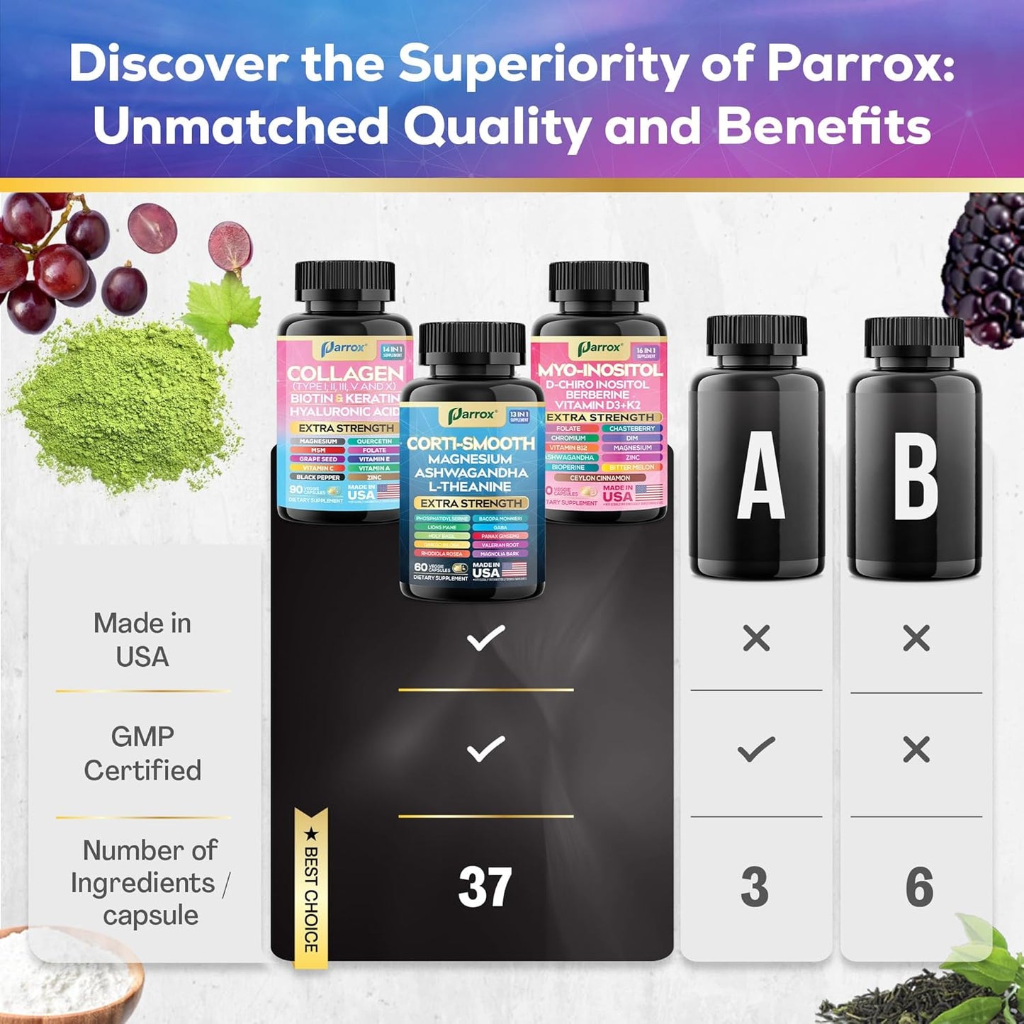 She Shines – Beauty & Hormone Balance with Collagen, Inositols, DIM & Adrenal Support