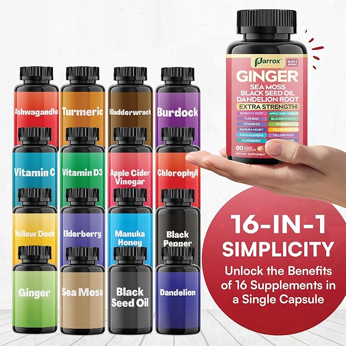 Advanced Ginger Complex - 16 Digestive & Wellness Ingredients