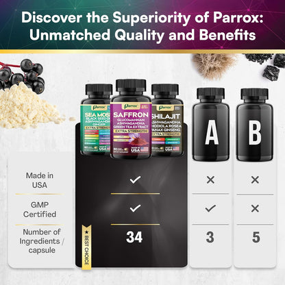 Elite Vitality Trio - 27 Unique Ingredients for Total Wellness