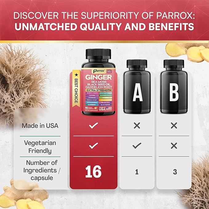 Advanced Ginger Complex - 16 Digestive & Wellness Ingredients