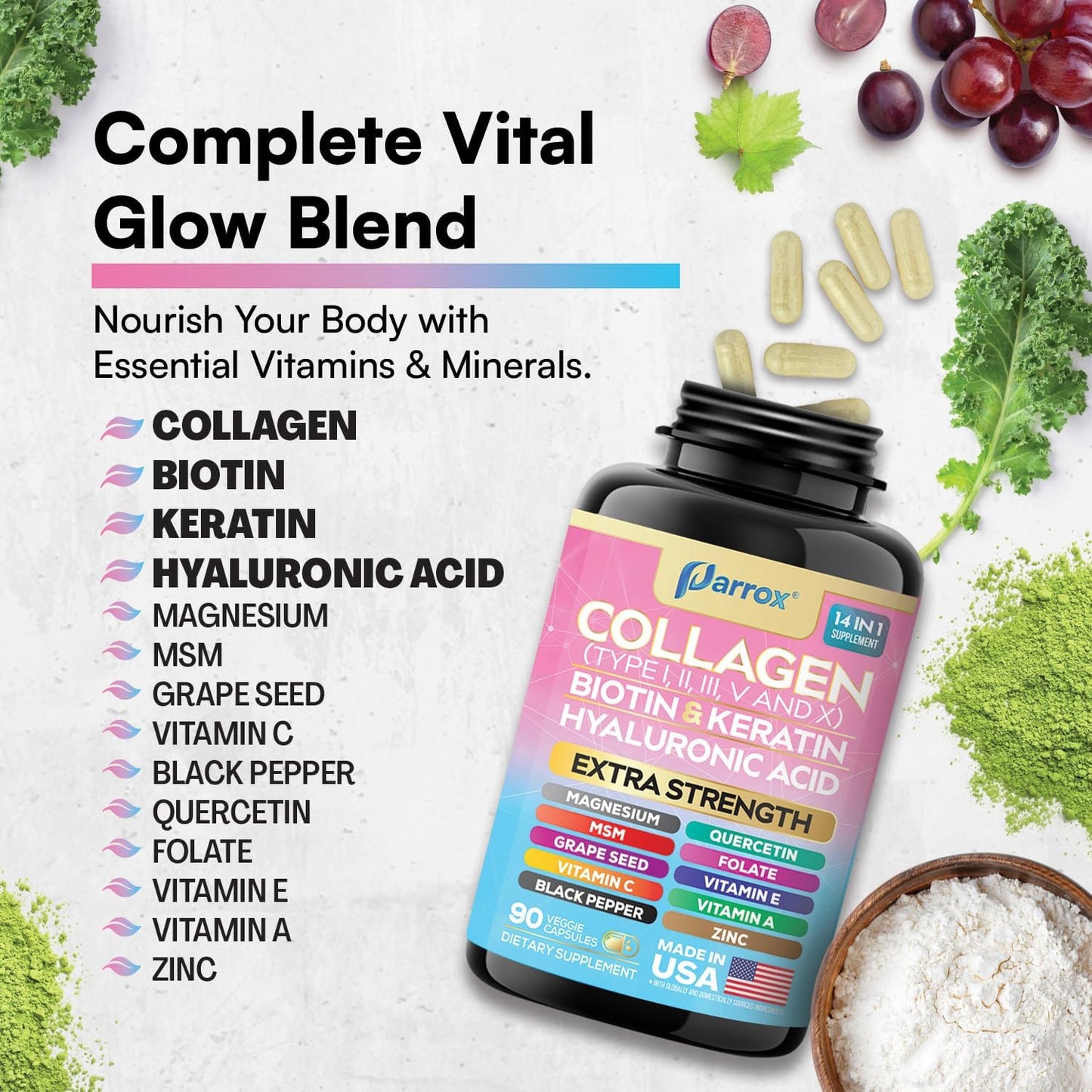 Collagen Peptides - Complete Vital Glow Blend